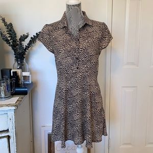 FP leopard shirt dress!